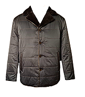 Зимова куртка чоловіча з хутром Voronin 1070 чорний 64