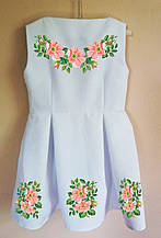Пошите дитяче плаття під вишивку № 008-ПДП(м.п)