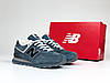 Жіночі зимові кросівки New Balance 574 winter Grey Нью баланс сірі теплі з хутром замша зима, фото 3