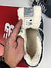 Жіночі зимові кросівки New Balance 574 winter Grey Нью баланс сірі теплі з хутром замша зима, фото 7