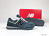 Жіночі зимові кросівки New Balance 574 winter Grey Нью баланс сірі теплі з хутром замша зима, фото 4
