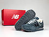 Жіночі зимові кросівки New Balance 574 winter Grey Нью баланс сірі теплі з хутром замша зима, фото 5