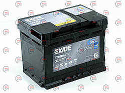 Акумулятор EXIDE 64Аг 640А Premium (L2) (0) Євро правий +