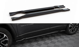 Пороги Jeep Compass (2021+) тюнінг обвіс леза спідниця елерон