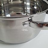 Каструля German Family із нержавіючої сталі 4,5 л. з кришкою GF-2050, фото 8