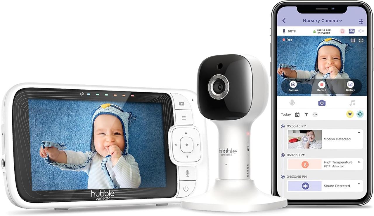 Hubble Nursery Pal Cloud Video 5" Smart HD Відеоняня, фото 1