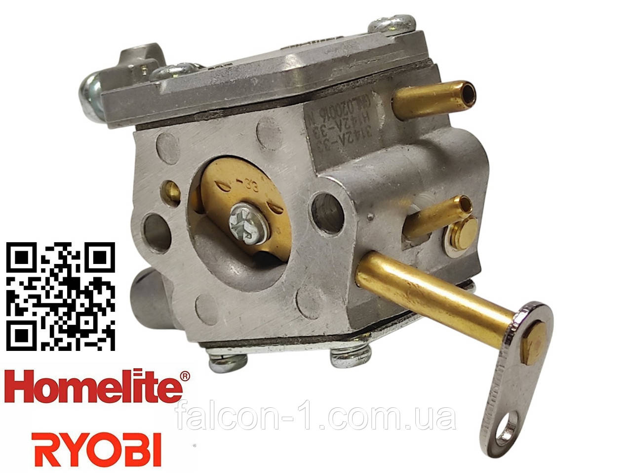 Карбюратор на бензопилу Homelite CSP 3314 для мотопил Ryobi PCN3335 300981002 000998271 UT-10532 UT-10926