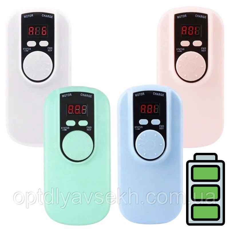 Портативний фрезер SG701 на акумуляторі 1200mAh для манікюру та педикюру - 35 000 об./хв., 36 Вт.