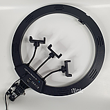 Кільцева LED-лампа RGB Ring Fill Light діаметром 45 см. з 3 тримачами для телефону VEN-149, фото 5