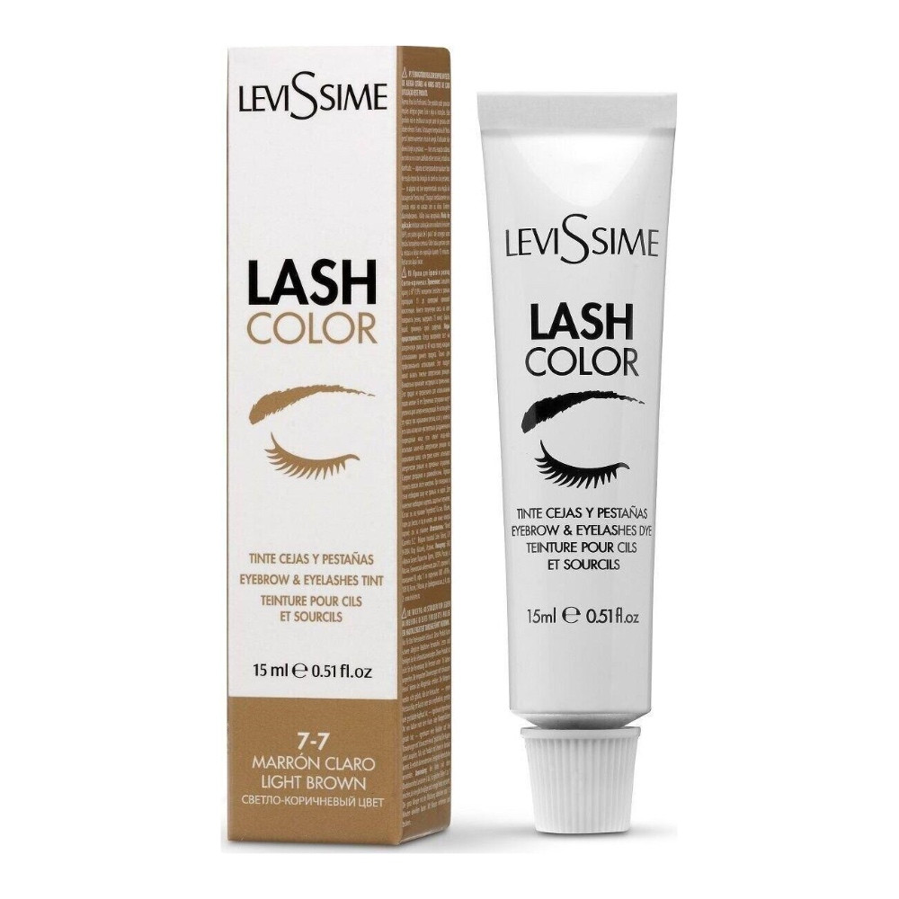 Фарба для брів та вій Levissime №7-7 Light Brown, 15 мл