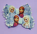 Новорічний набір Ельза і Ганна Сніжинки Снежинка Заколки резинки, фото 3