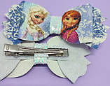 Новорічний набір Ельза і Ганна Сніжинки Снежинка Заколки резинки, фото 4