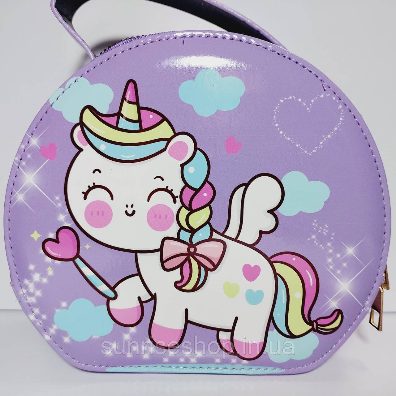 Дитяча лакова сумочка для дівчинки довга регульована ручка