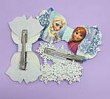 Новорічний набір Ельза і Ганна Сніжинки Снежинка Заколки резинки, фото 2