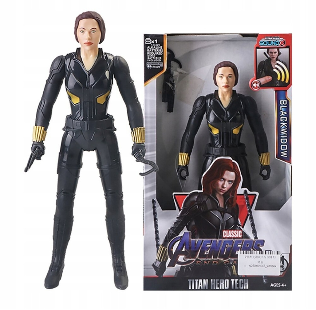 Фігурка Месників — Black widow/Чорна вдова зі звуками, 28 см