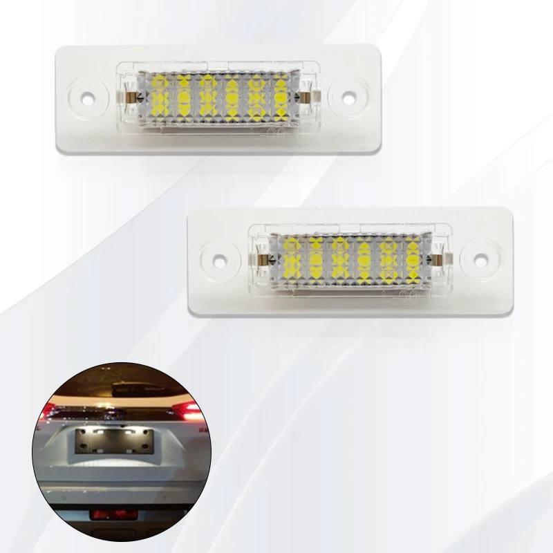 Led підсвітка номера Skoda Superb 2002-2008 з обманкою CANBUS (комплект 2-шт). Підсвічування номера шкода, фото 1