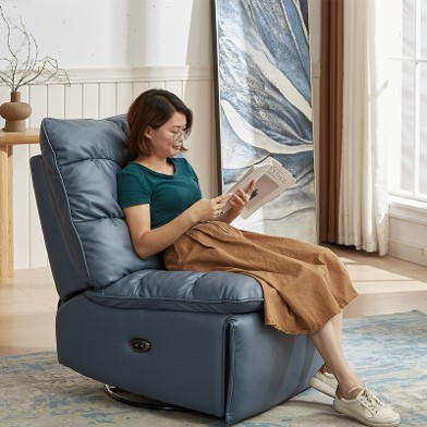 Зручне Крісло-реклайнер «Манхеттен» з механізмом для вітальні