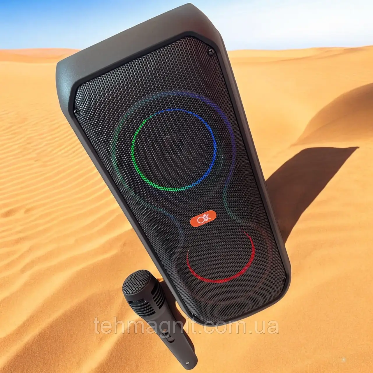 Колонка музична портативна Bluetooth з мікрофоном 4" BT-2425