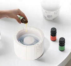 Ультразвуковий зволожувач повітря Bonfire Humidifier LY-651 "Вогнище" з ефектом полум'я + пульт, білий, фото 6