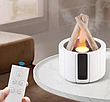 Ультразвуковий зволожувач повітря Bonfire Humidifier LY-651 "Вогнище" з ефектом полум'я + пульт, білий, фото 7