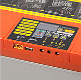 Гелевий акумулятор Rebel 12V 100Ah UPS з дисплеєм та портами, фото 5