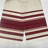 Рушник тканий під коровай з червоним орнаментом (1,80м.* 0,36м.), фото 2