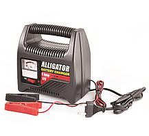 Автомобільний зарядний пристрій (свинцево-кислотні акумулятори) Alligator 6V/12V, 6A, 20-80Аг, AC803