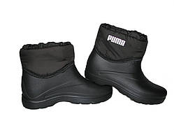 Підліткові низькі черевики чорні ЕВА розмір 36 37 38 39 40