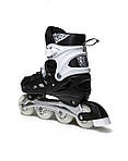 Ролики Scale Sports Black LF 905, розмір 34-37, фото 5
