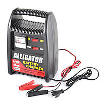 Автомобільний зарядний пристрій (свинцево-кислотні акумулятори) Alligator 6V/12V, 8A, 15-120Аг, AC804