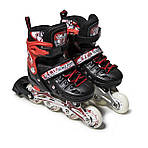 Ролики Scale Sports Red LF 905, розмір 38-42, фото 3