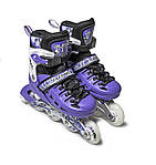 Ролики Scale Sports. Violet LF 905, розмір 34-37, фото 4