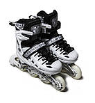 Ролики Scale Sports White LF 905 розмір 38-41, фото 4