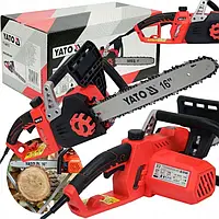 Электрическая цепная пила Yato YT-84872 2400 Вт 40 см Пила цепная Электрическая пила для сада Электропила