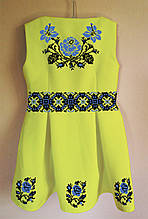 Пошите дитяче плаття під вишивку № 016-ПДП(м.п)