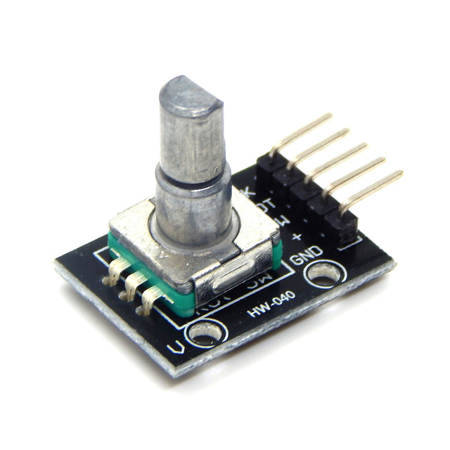 Енкодер HW-040 для роботи з мікроконтролерами та налагоджувальними платами