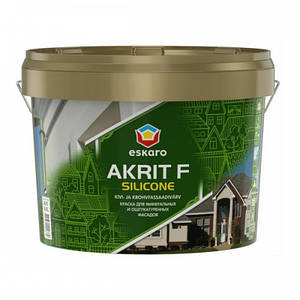 Фарба ESKARO Akrit F Silicone фасадна водовідштовхувальна, 2,7 л