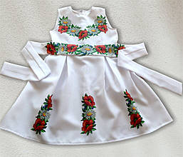 Пошите дитяче плаття під вишивку № 028-ПДП(м.п)