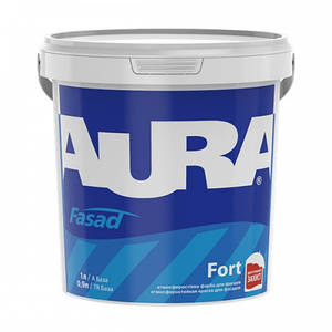 Фарба AURA Fasad Fort атмосферостійка дисперсійна, 1 л