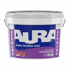 Фарба AURA Dekor Struktur mini структурна, 9,5 л
