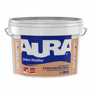 Фарба AURA Dekor Struktur структурна, 2,5 л