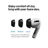 INAIRS сумісні з AirPods Pro (розмір M) - 4 пари пінних накладок, ізоляція шуму, фото 6