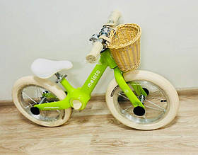 Біговел K8, 14" з кошиком Лайм