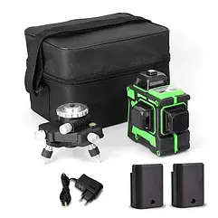 2 АКБ🔋🔋 : Лазерний рівень HILDA 3D 12 ліній