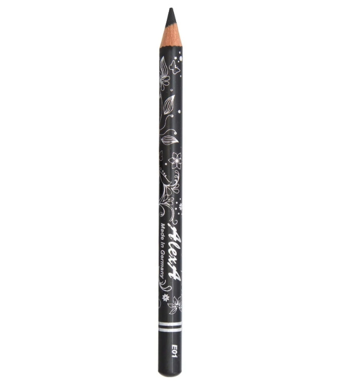 Олівець для очей WoBs eye contour pencil - E01 чорний (матовий)