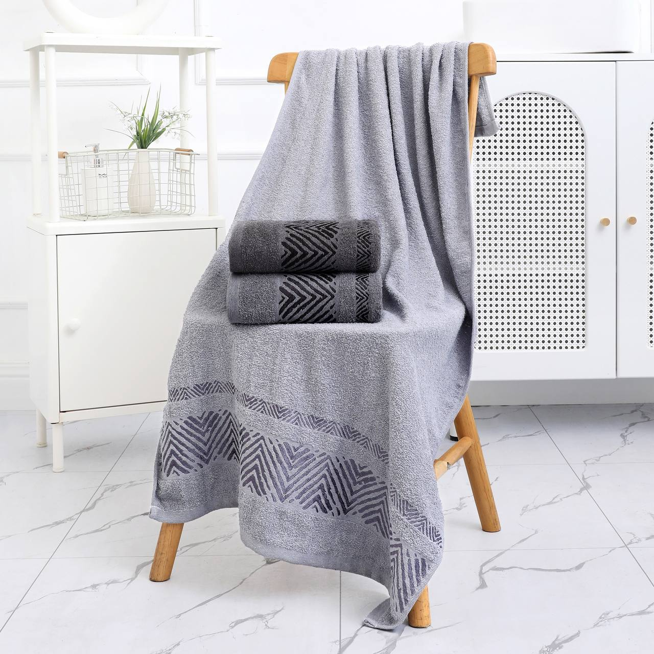 Рушник білий. Махра