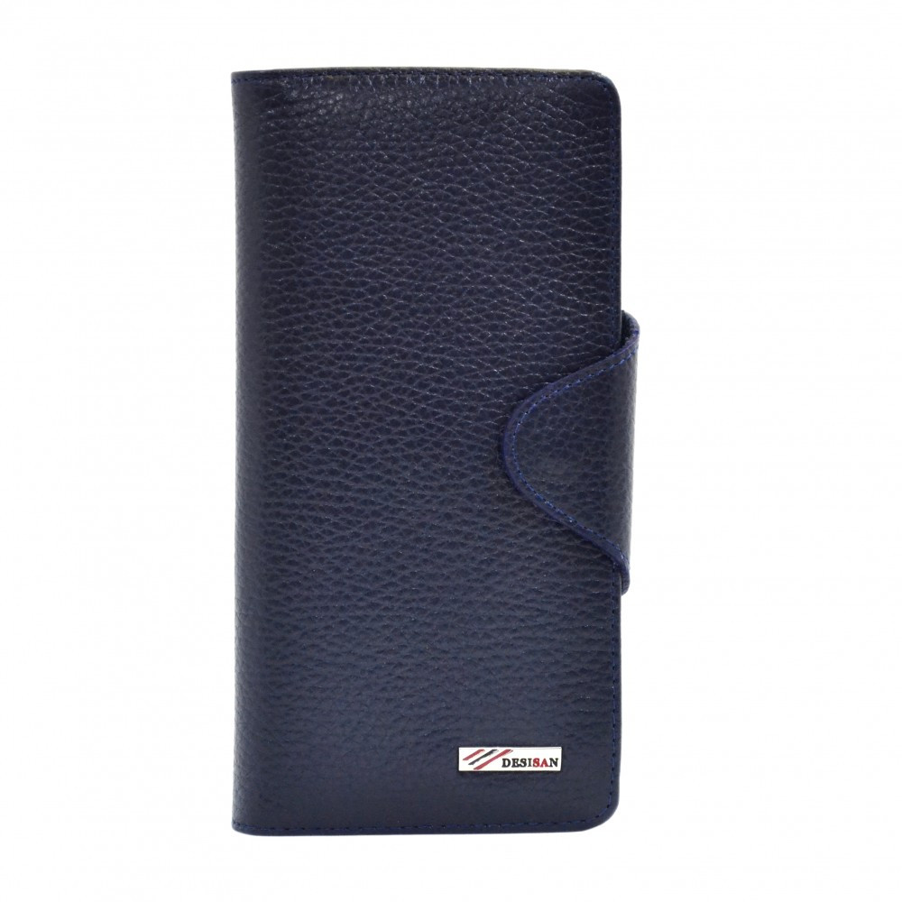 Портмоне шкіряне Desisan 225-315 синій флотар, фото 1