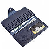 Портмоне шкіряне Desisan 225-315 синій флотар, фото 3