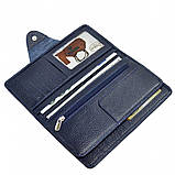 Портмоне шкіряне Desisan 225-315 синій флотар, фото 4
