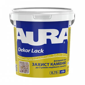 Лак AURA Dekor Lack фасадний акриловий для каменю, 0,75 л